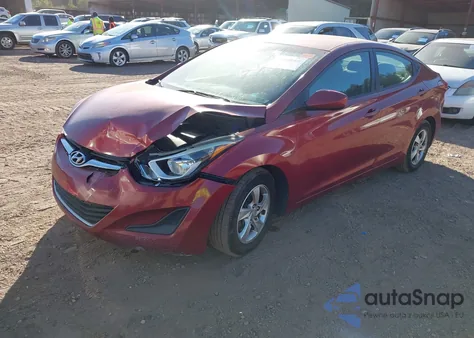 2015 Hyundai Elantra Se z USA, uszkodzony, nr VIN 5NPDH4AE3FH564393